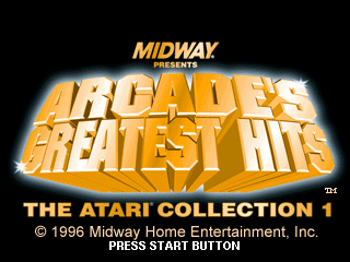 Arcade's Greatest Hits Atari Collection
